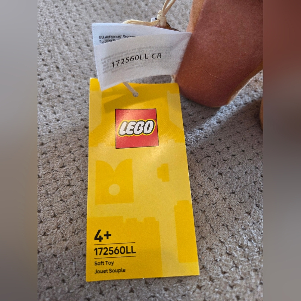 New Gingerbread Lego 9" Plush Collection 2025 172560LL Christmas 2025 Soft Toy - Picture 10 of 16